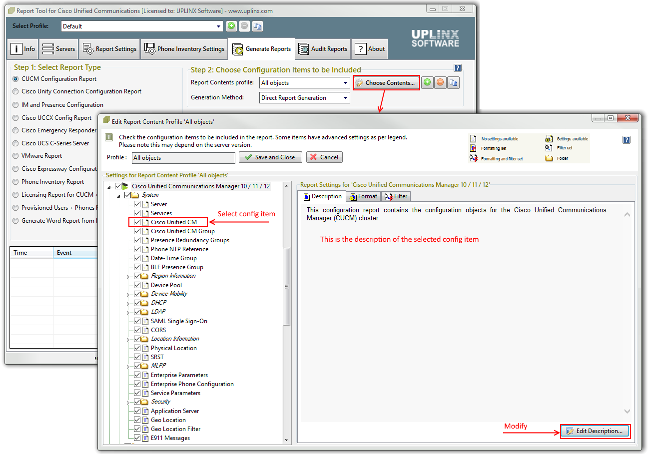 UPLINX Report Tool -  Customizing Your Own Report Templates