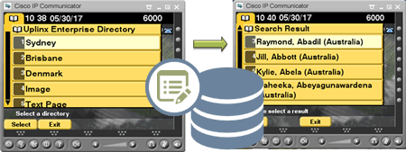 Customisation of Directory Information